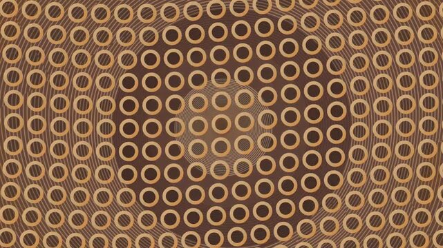 Brown Circular Pattern Background Texture.
