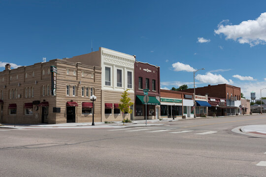 Historic Main Street Storefronts in Fowler, Colorado