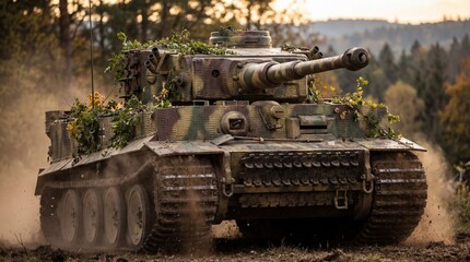 Obraz premium German tiger tank