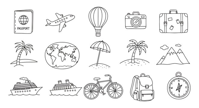 Travel Icons Set