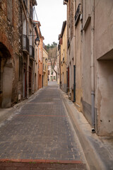 Fototapeta premium narrow street in the old town