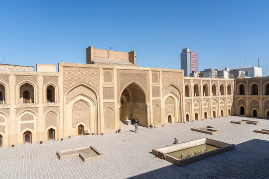 The courtyard of the Abbasid Palace in Baghdad, Iraq.