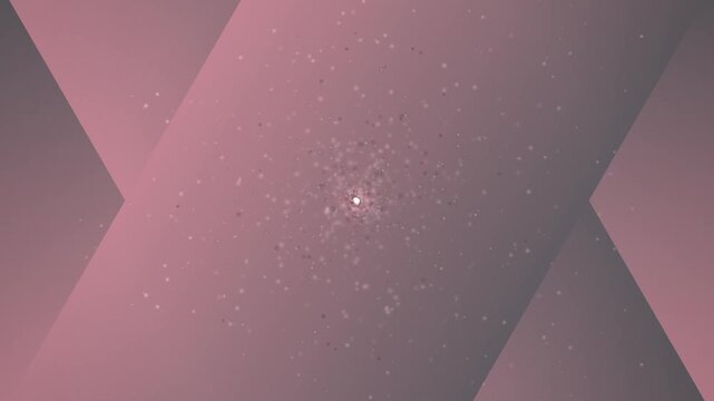 Pink Geometric Pattern with Central Dot.