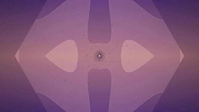 Purple Geometric Shapes with Central Dot Animation.