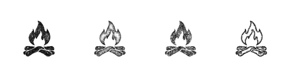 Obraz premium icon_103_campfire-01.eps