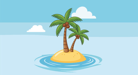 Obraz premium Tropical Island Paradise
