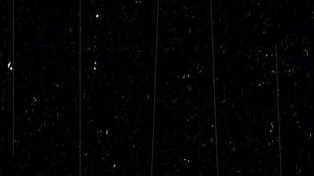 Scratches noise Dust effects Analog overlay Black background