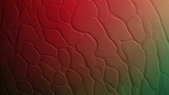Red to green gradient cracked surface background