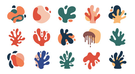 Naklejka premium Abstract Shapes Collection