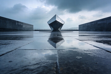 Minimal Stone Monument