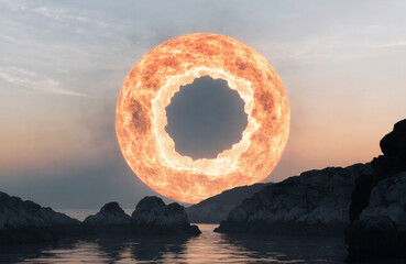 Solar Ring Eclipse