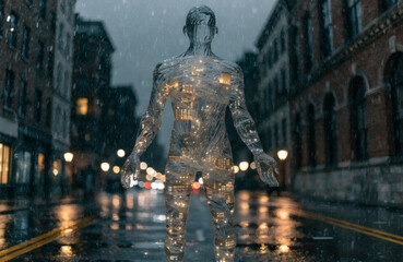 Glass Human Figure