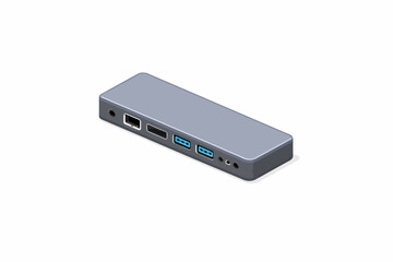 Compact multi-port USB hub offering versatile connectivity for modern devices, enabling efficient data transfer, external peripheral expansion, and enhanced digital workflow