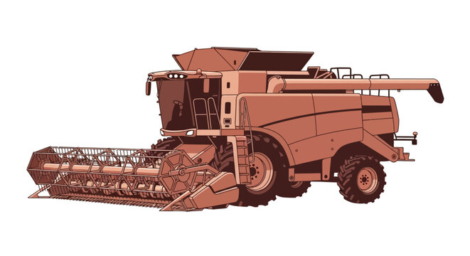Combine Harvester Machine Equipment.