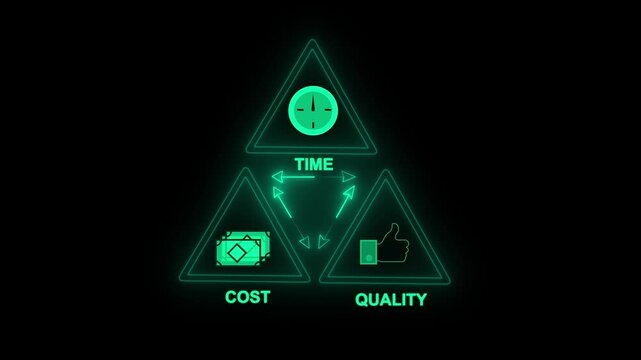 Material Requirements Planning MRP concept with a digital  glowing HUD interface for supply chain management