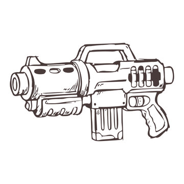 Nerf gun SVG, kids toy svg, foam darts, nerf target, Target Guns 