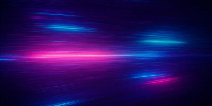 A glowing blue and purple abstract wallpaper features energetic light rays and motion blur waves flowing through a dark space backdrop with a bright texture design