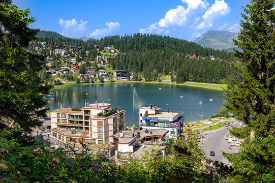 Arosa is a picturesque mountain resort town in Switzerland