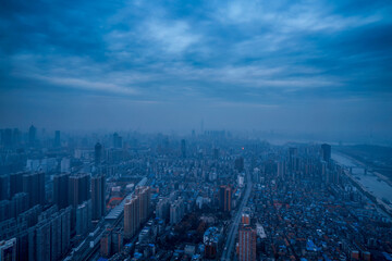New York City Skyline from Highest Point Overlooking the City © ChuThi