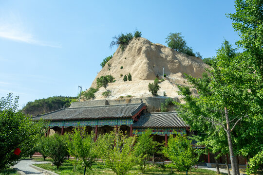 Gongyi Grotto Temple with Cave Dwellings, Henan Province China