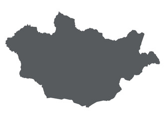 Fototapeta premium detailed Map of Mongolia
