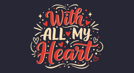 Heartfelt typography design on dark backdrop © Kaskus