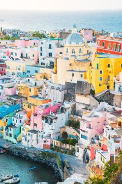 procida, italy, procida island, colorful houses, pastel houses, mediterranean architecture, coastal town, italian village, colorful village, mediterranean town, italy travel, mediterranean travel, tra