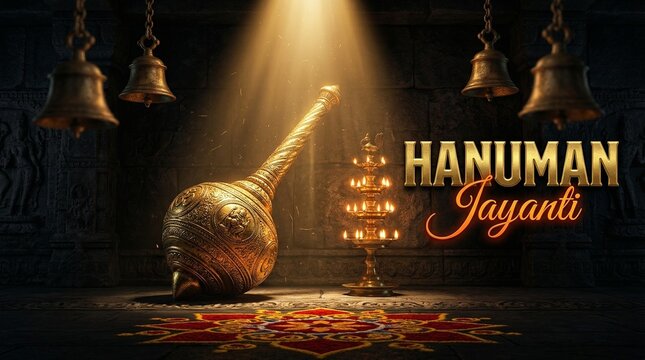 Gada Hanuman Jayanti Festival Poster