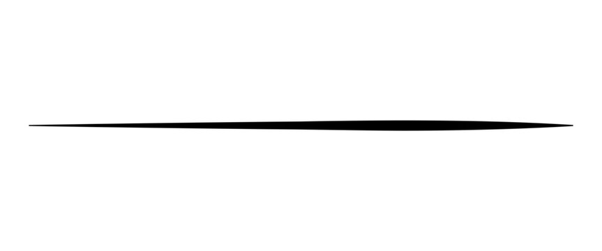 Horizontal Spindle Shape, Minimal Lens Shaped Divider