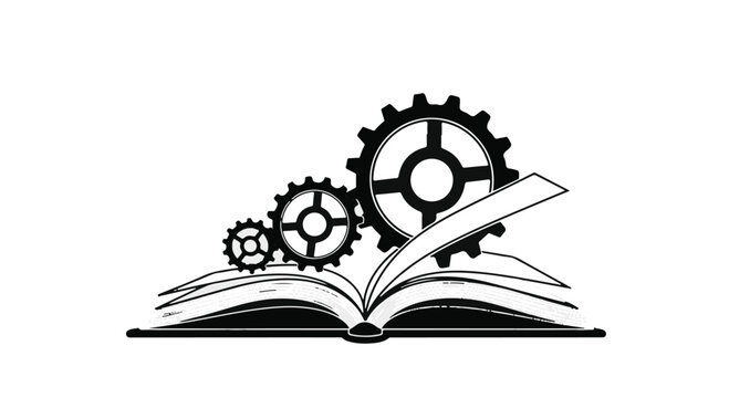 education technology gear learning concept