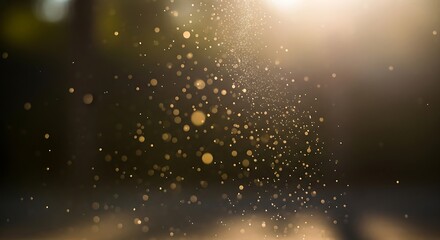 Fototapeta premium Rain Drops Falling on Water Surface.