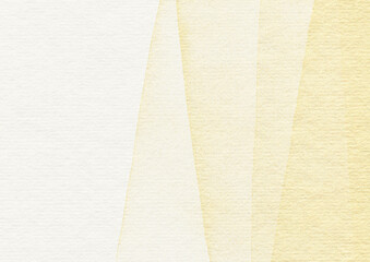 白い水彩紙に広がる金色の波のグランジ背景素材