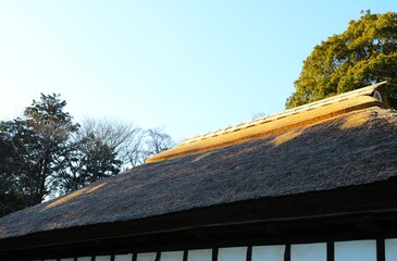 藁ぶき屋根　古民家