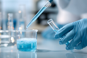 Fototapeta premium scientist in laboratory