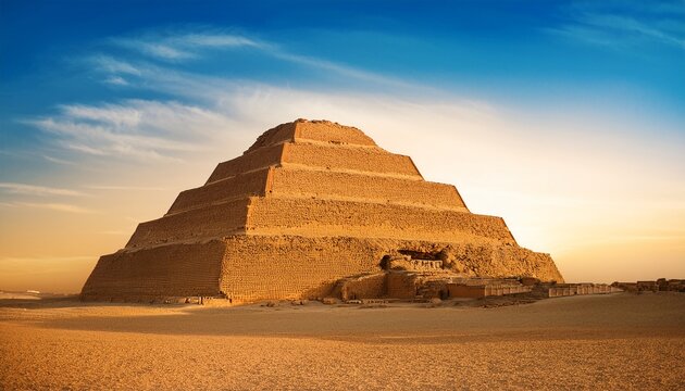 ancient mesopotamian ziggurat uruk historical stepped pyramid architecture in sunlit desert