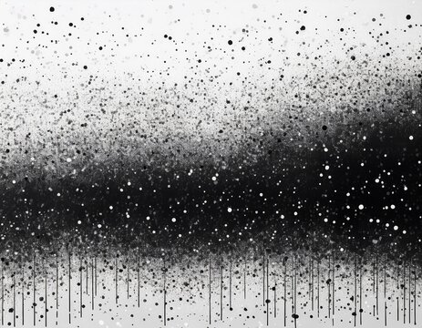 black speckle texture gradient on white background abstract