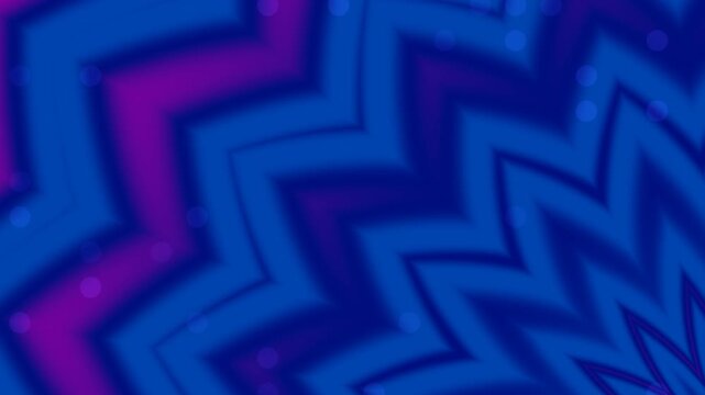 Blue geometric abstract animation in 4K digital technology background.