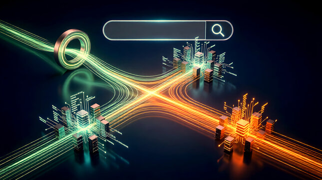 3D representation of semantic search disambiguation