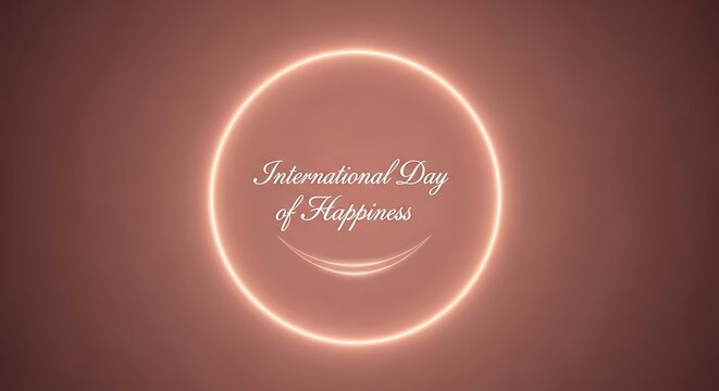 International Day of Happiness celebration message