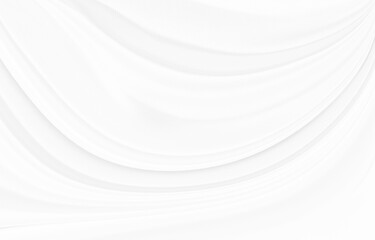White gray satin texture that is white silver fabric silk background with beautiful soft blur...