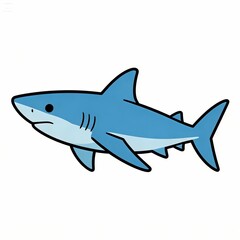 Fototapeta premium shark vector illustration