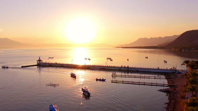 Chapala at Sunset - Mexico