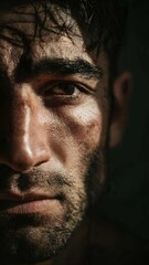 Obraz premium Close-up portrait of man