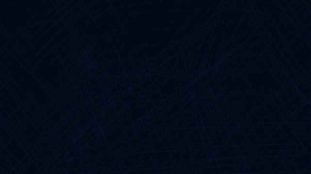 Seamless loop of dark blue hand-drawn scribbled sketch texture background