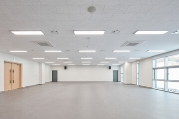 Modern interior architecture and contemporary design in empty building, no people