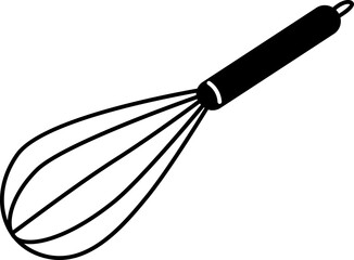 Obraz premium Stainless Steel Balloon Whisk for Baking and Mixing