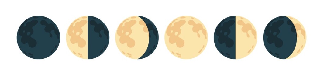 Lunar Cycle Phases © Khaled