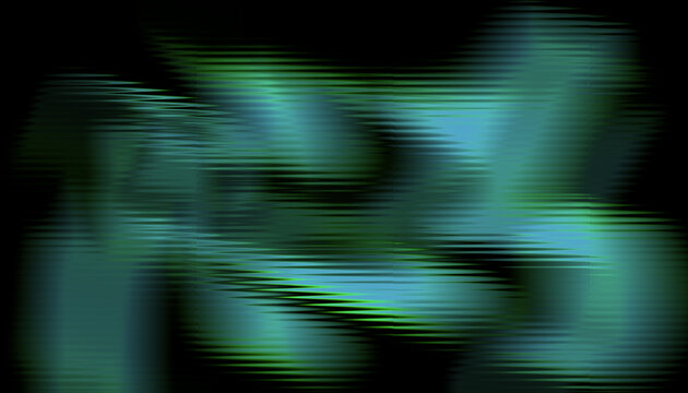 Glassy Glossy Background with Green Blue Light