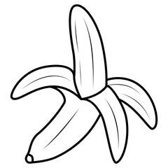 peeled banana 
