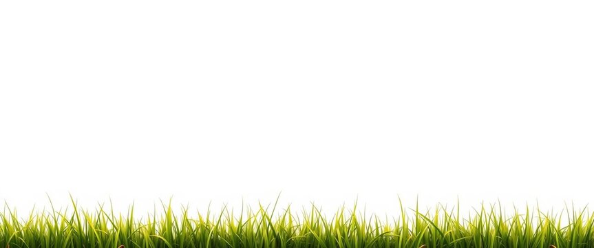 Continuous, unbroken grassy outline against a light background,  landscaping,  abstract